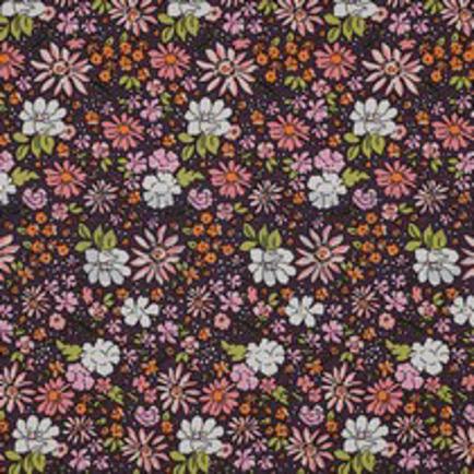 FRENCH TERRY BLOEMEN DONKERPAARS (thumbnail)
