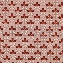 TOILE DÉCORATION FLEURS ROSE ANCIEN (thumbnail)