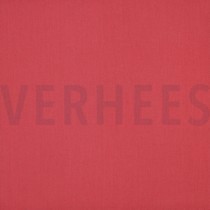 KATOEN POPLIN DONKER KORAAL (thumbnail)