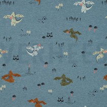 JERSEY MÉLANGE NEON DRAGONS BLEU OMBRÉ (thumbnail)