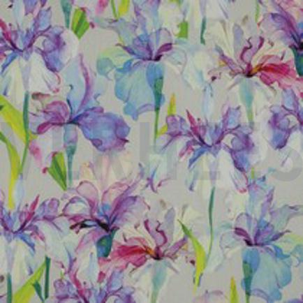 VISCOSE RADIANCE DIGITAL FLEURS ÉCRU (thumbnail)