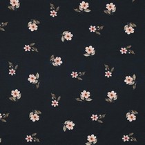 JERSEY DIGITAL GOTS BLUMEN MARINEBLAU (thumbnail)