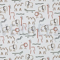 SOFT SWEAT ANIMAUX DE SAFARI BLANC CASSÉ (thumbnail)