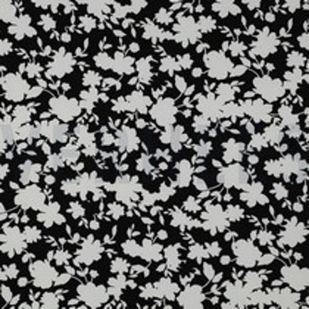 VISCOSE STRETCH BLOEMEN ZWART (thumbnail)
