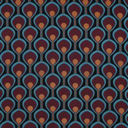 VISCOSE ROSELLA STRETCH ABSTRACT BLACK (thumbnail)