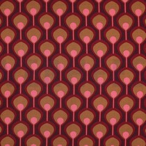 VISCOSE ROSELLA STRETCH ABSTRACT BURGUNDY (thumbnail)