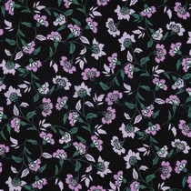 VISCOSE ROSELLA STRETCH FLOWERS BLACK (thumbnail)
