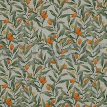 DOUBLE GAUZE DIGITAAL BLADEREN GEBROKEN WIT (thumbnail)