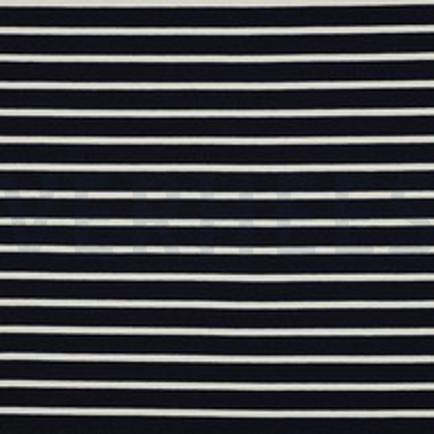 FRENCH TERRY TEINT ET FIL RAYURES BLEU MARINE/ÉCRU (thumbnail)