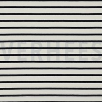 FRENCH TERRY GARENGEVERFD STREPEN ÉCRU/DONKERBLAUW (thumbnail)