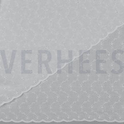 COTTON EMBROIDERY TWO-SIDE SCALLOP WHITE (thumbnail)