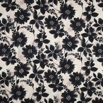 BAUMWOLLE VISKOSE DIGITAL BLUMEN WEISS (thumbnail)