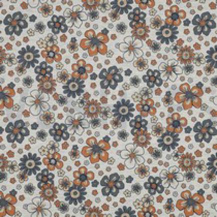 JERSEY MELANGE FLOWERS ECRU (thumbnail)