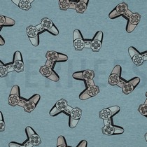JERSEY MELANGE GAMECONTROLLERS SMOKE BLUE (thumbnail)