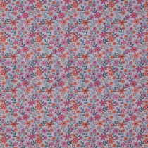 BAUMWOLLE POPELINE GOTS BLUMEN HELLBLAU (thumbnail)