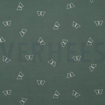 BABYCORD GLITTER BUTTERFLIES SAGE (thumbnail)