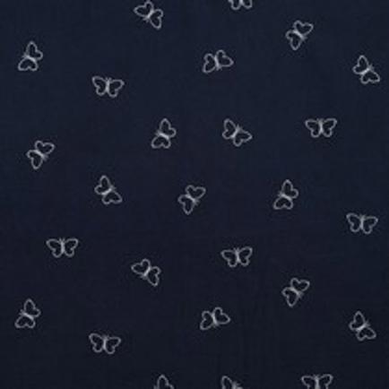 CORDUROY BABYRIB GLITTER VLINDERS MARINEBLAUW (thumbnail)