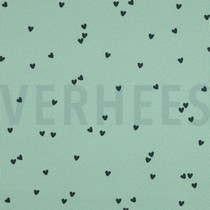 JERSEY CÔTELÉ COEURS SAUGE (thumbnail)