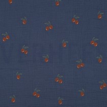 DOUBLE GAUZE ORANGES JEANS (thumbnail)