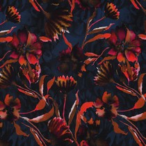 JERSEY DIGITAL FLOWERS NAVY (thumbnail)