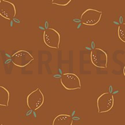 FRENCH TERRY FRUIT HAZELNOOT (thumbnail)