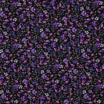 JERSEY GOTS DIGITAL FLOWERS NAVY/ PURPLE (thumbnail)