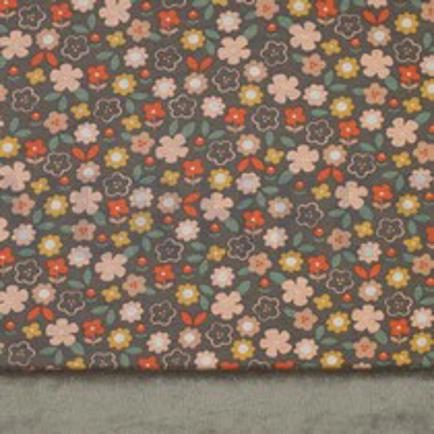 ALPENFLEECE BLUMEN TAUPE (thumbnail)