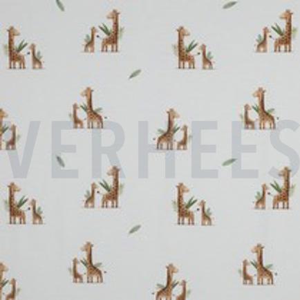 JERSEY GOTS DIGITAL ANIMALS WHITE (thumbnail)