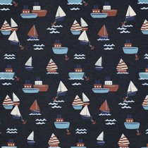 JERSEY MÉLANGE BATEAUX BLEU (thumbnail)
