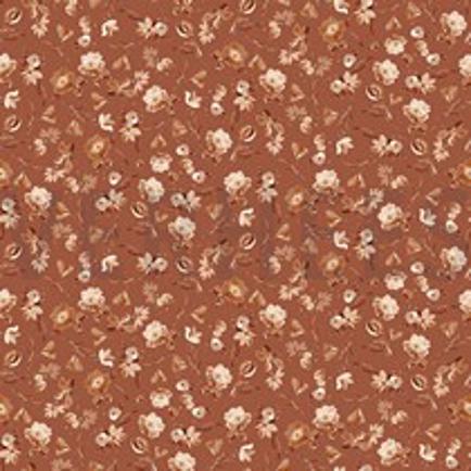 JERSEY DIGITAL BLUMEN COGNAC (thumbnail)