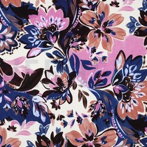 FRENCH TERRY DIGITAL BLUMEN ECRU (thumbnail)