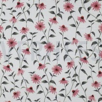 DOUBLE GAUZE GOTS DIGITAL FLOWERS WHITE (thumbnail)