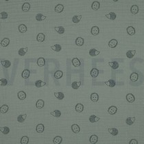 DOUBLE GAUZE HEDGEHOG NILE (thumbnail)