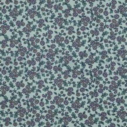 FLANELLE FLEURS MENTHE (thumbnail)