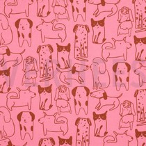 FLANNEL DOGS PINK (thumbnail)