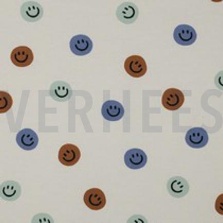 FLANNEL HAPPY FACES GREEN (thumbnail)