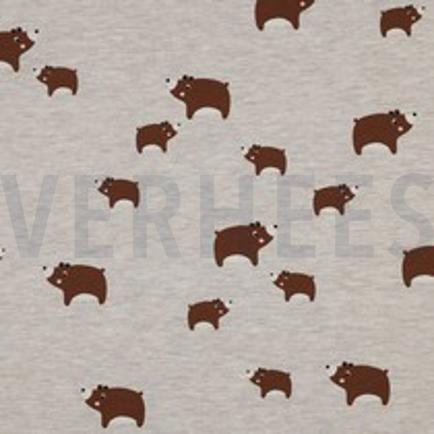 JERSEY MELANGE BEARS LIGHT SAND (thumbnail)