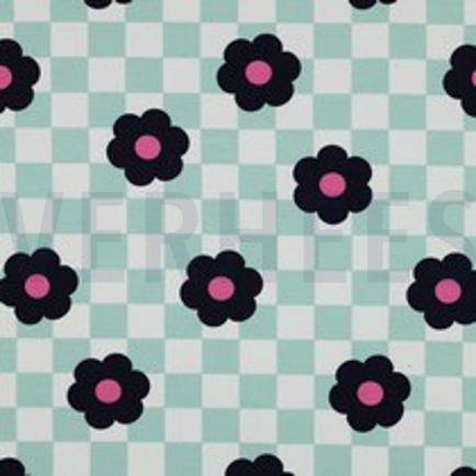 SOFT SWEAT FLOWERS GREEN (thumbnail)