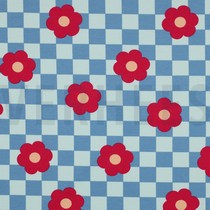 SOFT SWEAT BLOEMEN BLAUW (thumbnail)