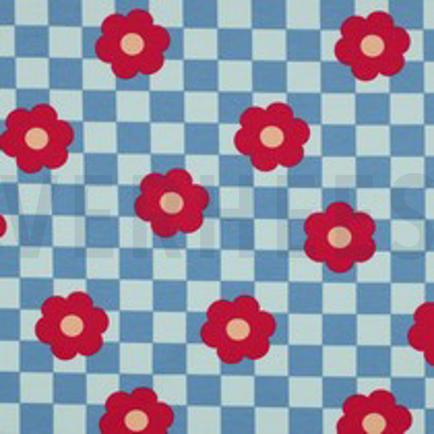 SOFT SWEAT FLOWERS BLUE (thumbnail)