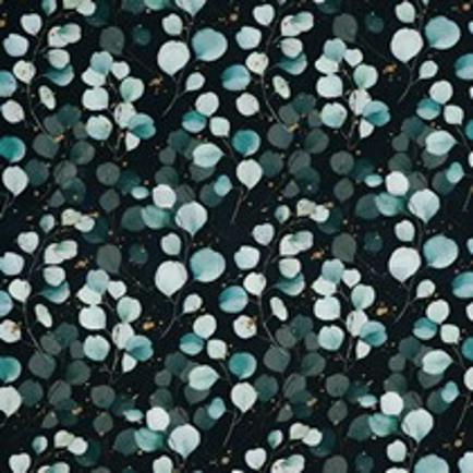 VISCOSE RADIANCE DIGITAAL EUCALYPTUS ZWART (thumbnail)