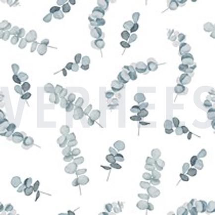 CANVAS DIGITAAL EUCALYPTUS WIT/BLAUW (thumbnail)