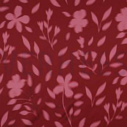 ROYAL MICRO SATIJN DIGITAAL BLOEMEN ROOD (thumbnail)