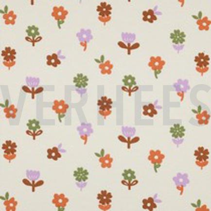 WAFFLE JERSEY FLOWERS OFF WHITE (thumbnail)