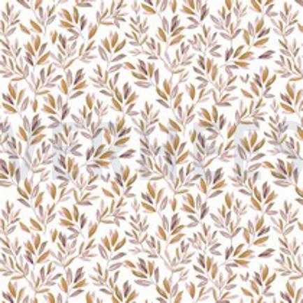 JERSEY DIGITAL FLEURS ET FEUILLES VIEUX ROSÉ PÂLE (thumbnail)