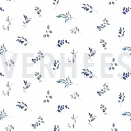 JERSEY DIGITAAL EUCALYPTUS WIT/BLAUW (thumbnail)