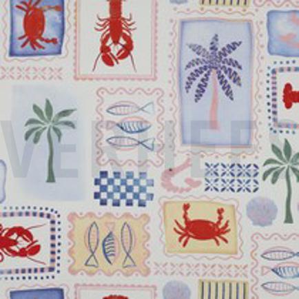 TOILE CANVAS PATCHWORK ESTIVAL DIGITAL BLEU CLAIR (thumbnail)