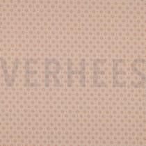 POPELINE DE COTON FLEURS ET POINTS POUDRE (thumbnail)