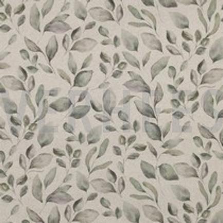 TOILE DÉCORATION LIN LOOK DIGITAL FEUILLES NATUREL (thumbnail)