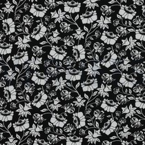 LENZING™ ECOVERO™ FLEURS NOIR (thumbnail)